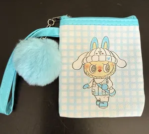 Baby Three Side Purse Blue Gingham Lolita Style Small Crossbody Bag thumbnail 1