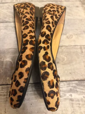 Saks 5th Avenue Leopard Print calf Hair Flats thumbnail 4