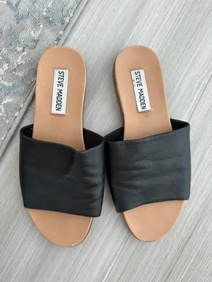 Steve Madden Black Slides thumbnail 2