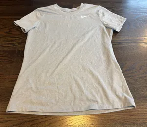 Nike Gray Short Sleeve dri-fit Tee small thumbnail 1