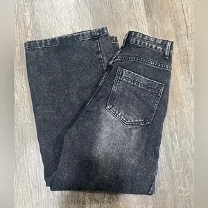 FINAL PRICE NWT Dazy Barrel Jeans Black Size XS thumbnail 2
