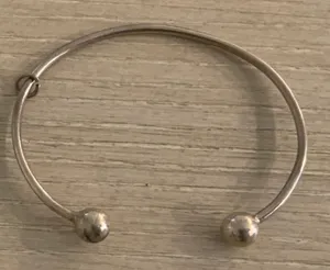 Vintage Italian Sterling silver bracelet thumbnail 1