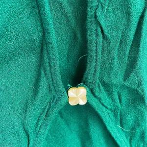 Reformation the Gavin dress in emerald size 4 thumbnail 7