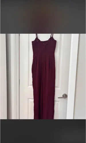 Showpo Burgundy Midi Dresssize 4 S thumbnail 4