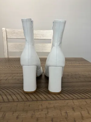 SHEIN Leather Booties thumbnail 5