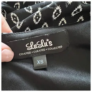 Lulu’s Shifting Dears Black Print Long Sleeve Dress thumbnail 10