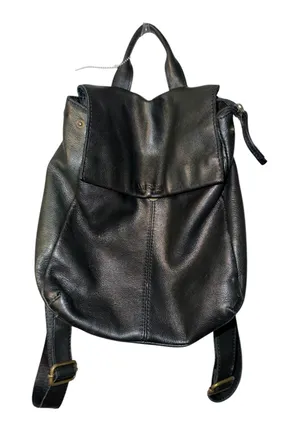 American Leather Co. Black Leather Backpack thumbnail 1