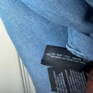Zara Denim Blue Flowy Jeans Top(Size Large) thumbnail 10