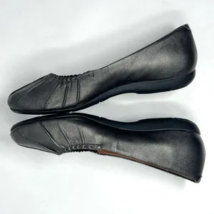 ABEO BIO System Taylin Metallic Pewter Leather Orthotic Ballet Flats Size 7N thumbnail 3