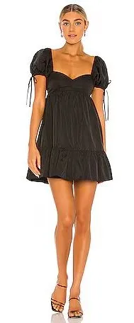 AMANDA UPRICHARD- Sicily Dress Black Size S thumbnail 1