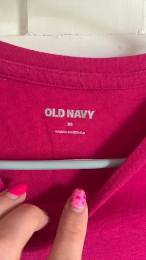 Hot Pink Old Navy Top thumbnail 2