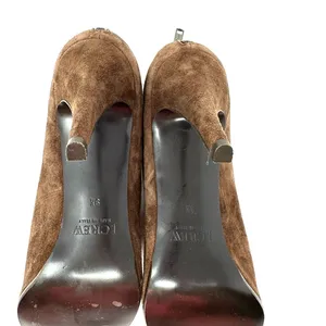 J. Crew size 9.5 heeled booties brown suede leather made in‎ italy 28668 thumbnail 7