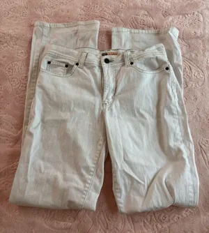 Faded glory white bootcut jeans  thumbnail 1