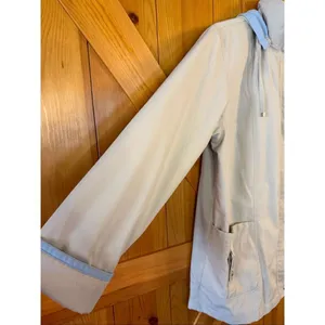 VTG Mackintosh New England Light Tan Lightweight Hooded Jacket Size Medium (7031 thumbnail 4