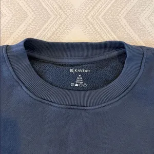 Kaveah Ombré Blue (Navy Tone) Oversized Fleece Sweatshirt – Junior M (10/12) NWT thumbnail 2