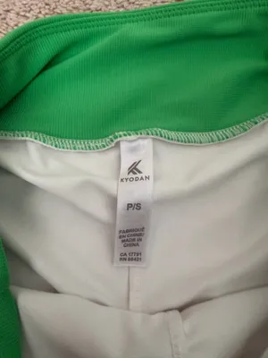 White and Green Tennis Skort thumbnail 3