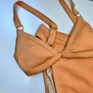 LA HEARTS‎ Peach 2 Piece High Waisted Bottoms Size XS thumbnail 3