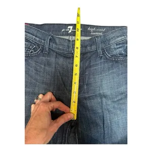 7 for all mankind vintage style boot cut studded pocket detail size 28 thumbnail 8