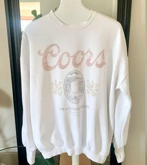 COORS White Oversized Laundry Room Sweatshirt thumbnail 1