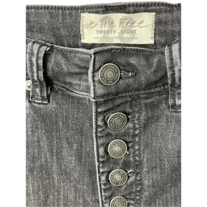 Free People We The Free Irreplaceable Flare Jeans Gray‎ Size 28 thumbnail 5