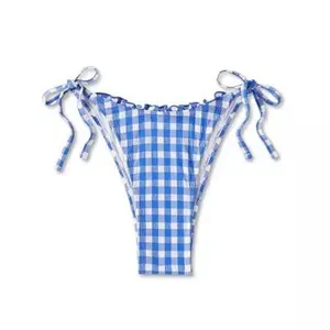 ✨Wild Fable Womens Side-tie Ultra High Leg Super Cheeky Bikini Sz Large Bottoms thumbnail 4