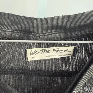 We The Free Distressed Mineral‎ Washed Black Sleeveless Cotton Top sz S Boho thumbnail 4