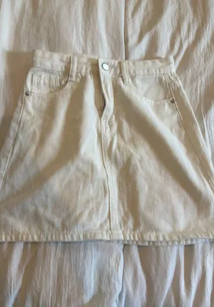 Jean skirt Tan thumbnail 1