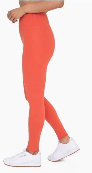 MonoB Tangerine High Waited Leggings size Large thumbnail 1