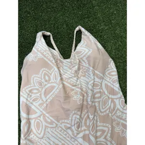 Aerie Women's One-Piece Swimsuit with Geometric Pattern Medium Pale Pink Nude XL thumbnail 2