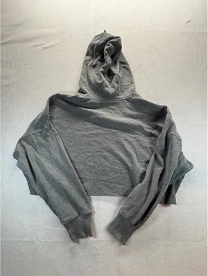 Hollister New Castle Coastal Sailing Cropped Hoodie Women’s XL Gray thumbnail 6