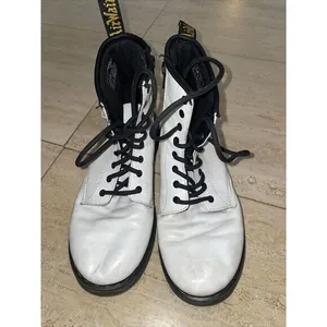 Dr Marten zavala J Boots White Women US Size‎ 5 AW004 thumbnail 2