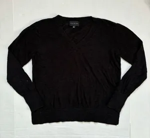 Premise- Women’s Black V Neck Sweater thumbnail 1