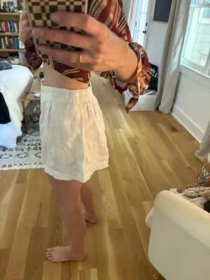 Faithfull the Brand Mirelle Mini Shorts - White thumbnail 7