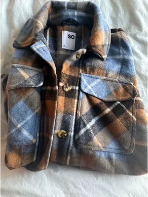 Oversized Flannel Blue Size XS thumbnail 1