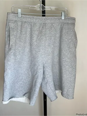 Aritzia TNA Cozy Mega Grey Shorts Large thumbnail 1