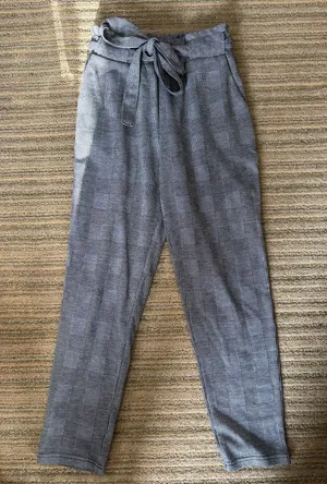 Checkered Work Pants Gray thumbnail 1