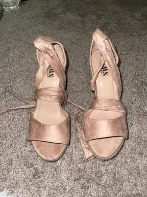 Lace up heels Pink Size 6.5 thumbnail 2