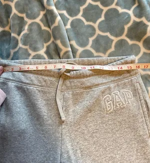 Gap low rise boot cut gray sweatpants  thumbnail 5