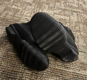 Black Grey Saltwater Quilted Waterproof Rain Boot thumbnail 4