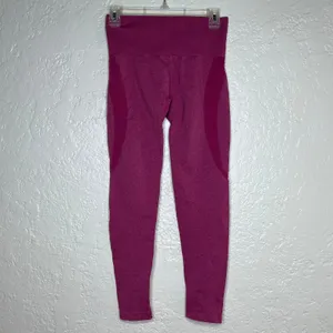 NVGTN Women's Maroon Pink Curve Seamless High Waisted Leggings‎ Size Medium thumbnail 2