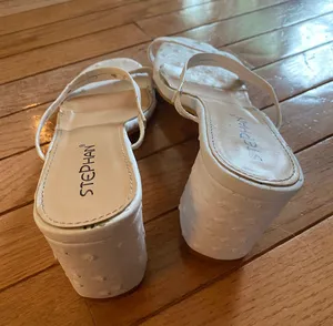 Nasty Gal White Heeled Mules thumbnail 2