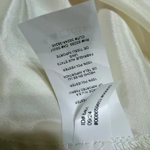 Express Womens Ivory Satin Off The Shoulder Asymmetric Long Sleeve Top NWT‎ M thumbnail 6