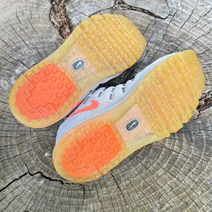 Nike Air Max 2016 gray sneakers with orange Nike swoosh #airmax #running women size 10.5 thumbnail 6