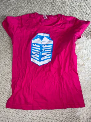 Funny Pink T Shirt Milf Milk thumbnail 1