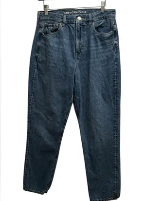 American Eagle Outfitters Mom Jeans Relaxed Denim Hi Rise thumbnail 9