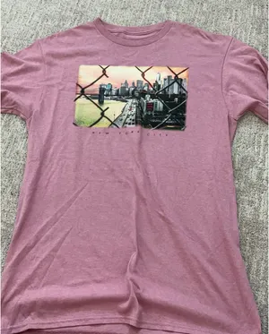 New York tee shirt Pink Size M thumbnail 1