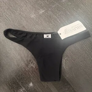 Revolve Sauvage California Rio Swim Bikini Bottom‎ in Black Sz S thumbnail 3
