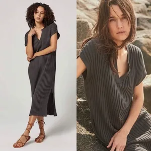 Alp N Rock Ribbed Midi Dress‎ Size Medium thumbnail 2
