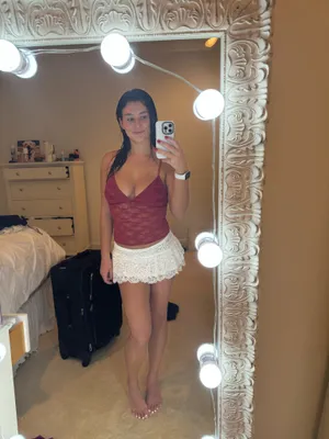 Edikted White Lace Mini Skirt thumbnail 2