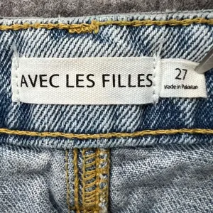 Anthropologie Avec Les‎ Filles Jeans Womens 27 Blue Distressed High Waist Denim thumbnail 13